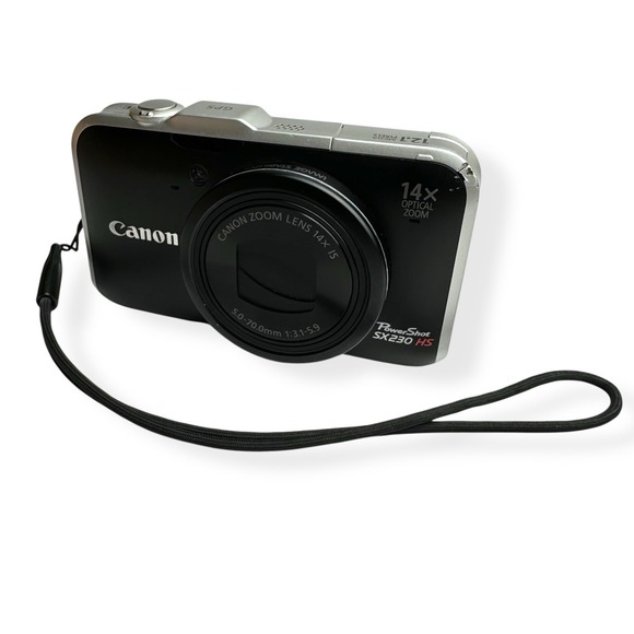 Canon PowerShot SX230 HS 12.1 MP Black Digital Camera 14x Optical Zoom Full HD - Picture 5 of 16
